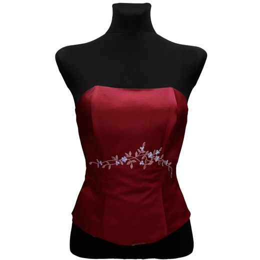 Gorset FGR042 BAKŁAŻAN JASNY ze sklepu fokus.pl w kategorii Bluzki damskie - zdjęcie 186629210