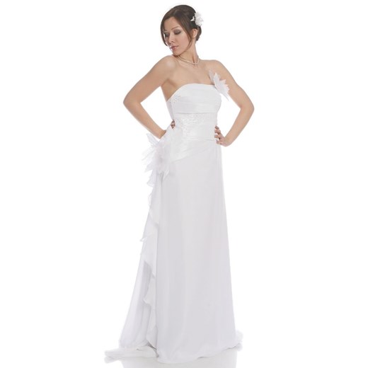 Suknia Ślubna FSS592 BIAŁY ze sklepu fokus.pl w kategorii Sukienki - zdjęcie 186629224