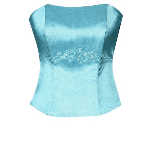 Gorset FGR042 TURKUSOWY ze sklepu fokus.pl w kategorii Bluzki damskie - zdjęcie 186629423