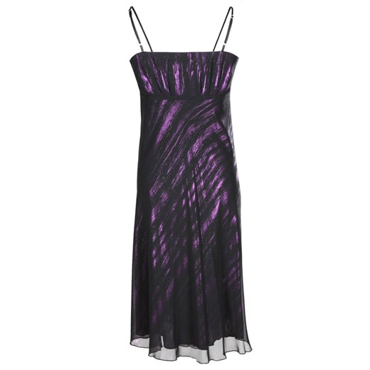 Sukienka FSU117 CZARNY PURPUROWY ze sklepu fokus.pl w kategorii Sukienki - zdjęcie 186629733