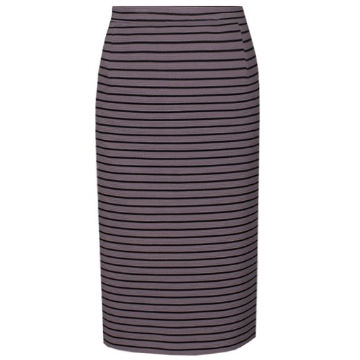 Spódnica FSP641 RÓŻOWY BRUDNY czarny prążek ze sklepu fokus.pl w kategorii Spódnice - zdjęcie 186629792
