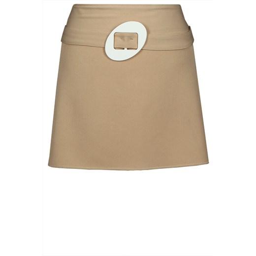 Spódnica FSP370 PIASKOWY CIEMNY ze sklepu fokus.pl w kategorii Spódnice - zdjęcie 186629984