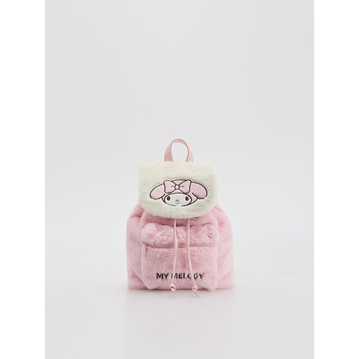 Reserved - Puszysty plecak My Melody - pastelowy róż ze sklepu Reserved w kategorii Torby i walizki dziecięce - zdjęcie 186630474