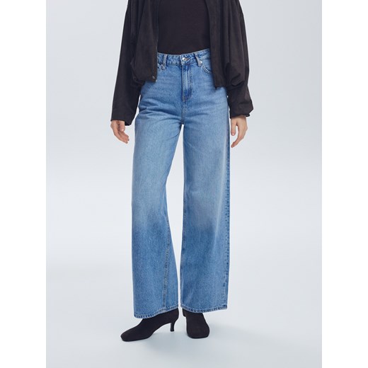 Reserved - Jeansy baggy fit - niebieski Reserved 42 Reserved