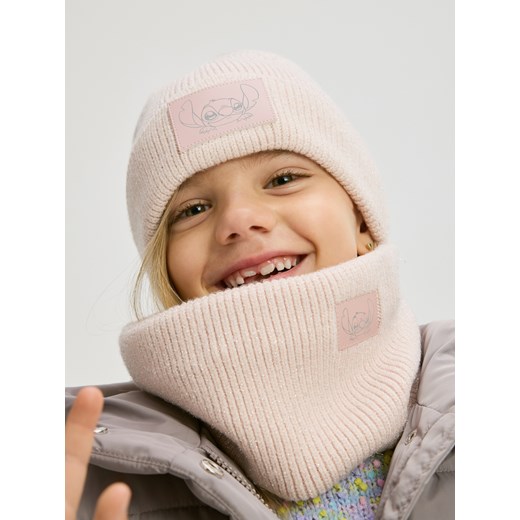 Reserved - Dzianinowy komin z wiskozą Lilo i Stitch - wielobarwny Reserved ONE SIZE Reserved