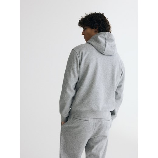 Reserved - Bluza regular z kapturem - jasnoszary Reserved M Reserved