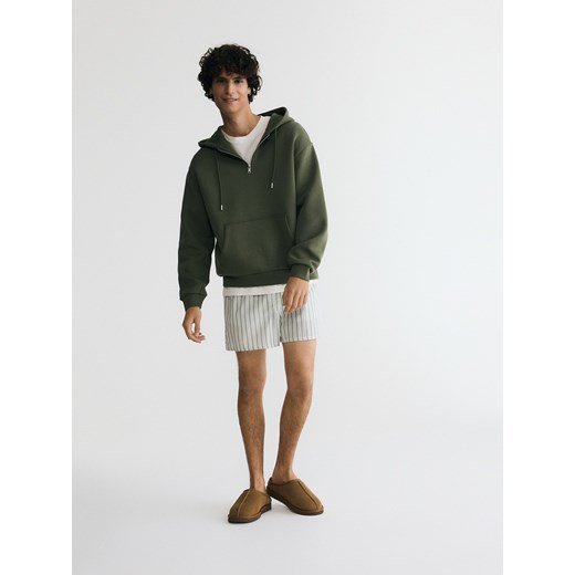 Reserved - Bluza z kapturem - jasny zielony Reserved S Reserved