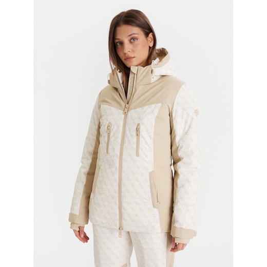 Guess Kurtka narciarska W5BL77 W3272 Beżowy Regular Fit ze sklepu MODIVO w kategorii Kurtki damskie - zdjęcie 186631041