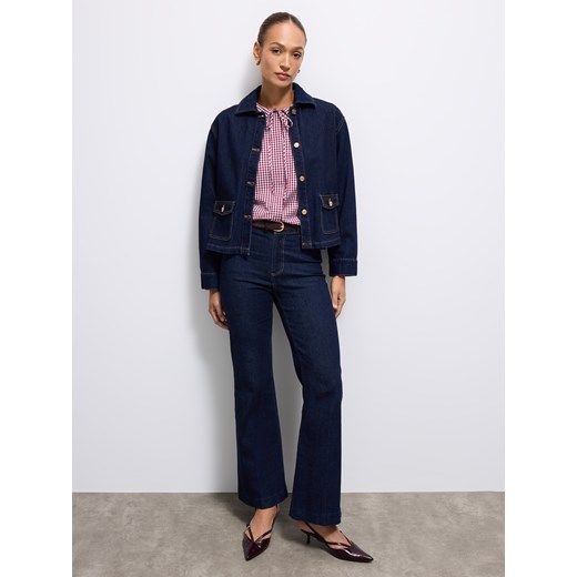 Mohito - Bluzka z ozdobnym kołnierzem - ciemny fiolet Mohito 32 Mohito