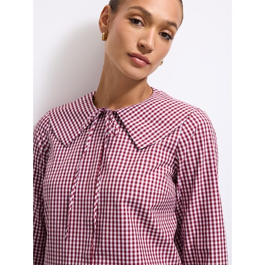 Mohito - Bluzka z ozdobnym kołnierzem - ciemny fiolet Mohito 34 Mohito