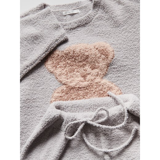 Reserved - Dwuczęściowa piżama - jasnoszary Reserved L Reserved