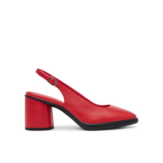 ECCO Czółenka Sculpted Lx 55 22271301294 Czerwony ze sklepu MODIVO w kategorii Sandały damskie - zdjęcie 186633970