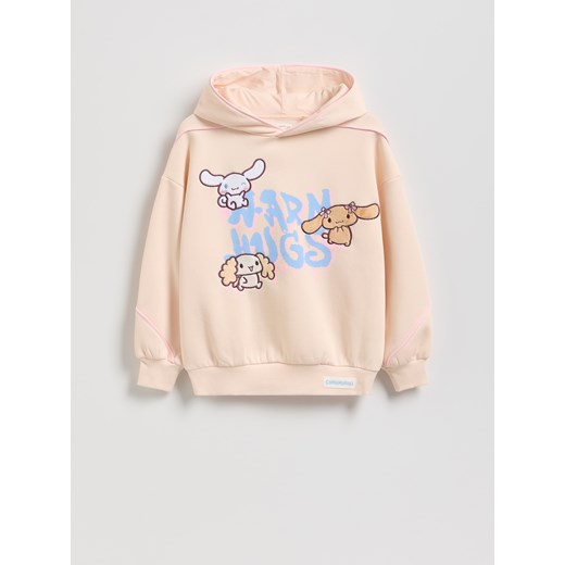Reserved - Bluza Cinnamoroll - kremowy ze sklepu Reserved w kategorii Bluzki dziewczęce - zdjęcie 186634690