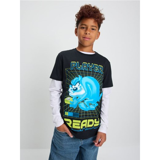 Sinsay - Koszulka Looney Tunes - czarny ze sklepu Sinsay w kategorii T-shirty chłopięce - zdjęcie 186634971