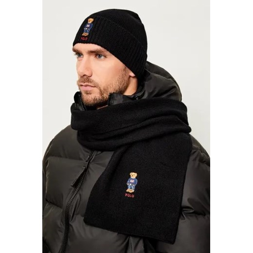 POLO RALPH LAUREN Szal + czapka | z dodatkiem wełny Polo Ralph Lauren OS Gomez Fashion Store
