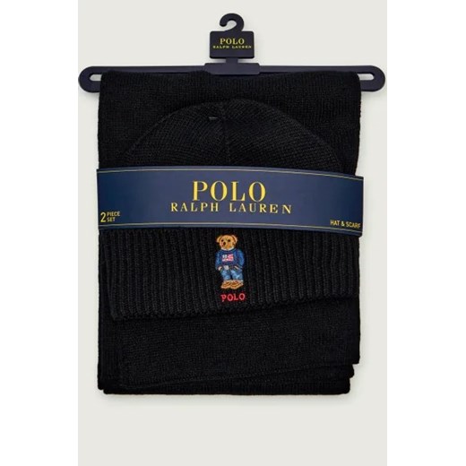 POLO RALPH LAUREN Szal + czapka | z dodatkiem wełny Polo Ralph Lauren OS Gomez Fashion Store