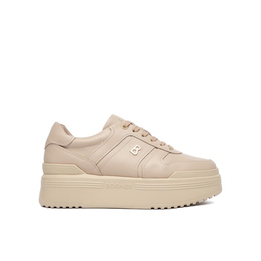 Sneakersy Bogner New York 1 B 22540105 Beżowy ze sklepu eobuwie.pl w kategorii Buty sportowe damskie - zdjęcie 186635710