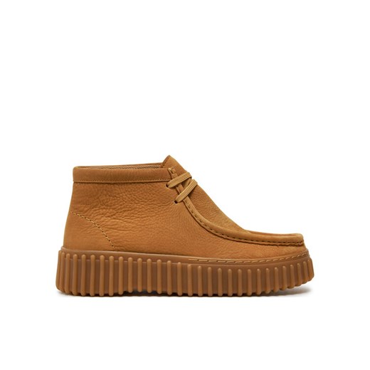 Botki Clarks Torhill Moss 26179359 Brązowy ze sklepu eobuwie.pl w kategorii Botki - zdjęcie 186635721