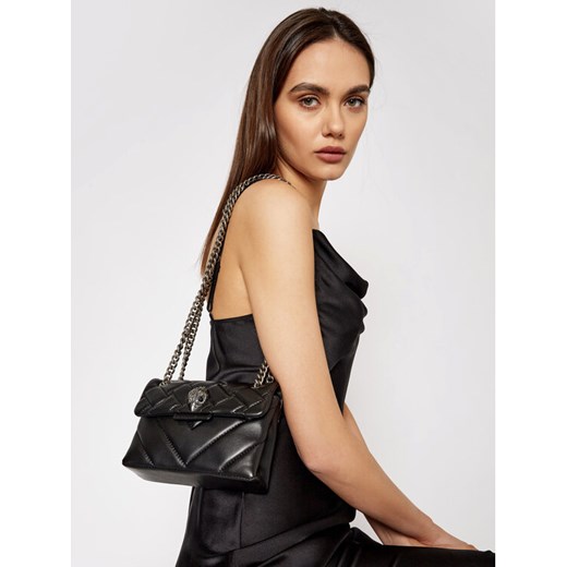 Torebka Kurt Geiger Mini Kensington 1470800109 Czarny ze sklepu eobuwie.pl w kategorii Listonoszki - zdjęcie 186635774