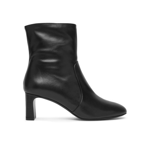 Botki Stuart Weitzman Babette Zip SL542 Czarny ze sklepu eobuwie.pl w kategorii Botki - zdjęcie 186635801