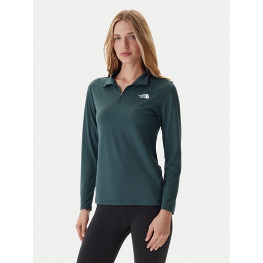 The North Face Koszulka techniczna Flex NF0A8BRQ Zielony Slim Fit ze sklepu MODIVO w kategorii Bluzki damskie - zdjęcie 186636620