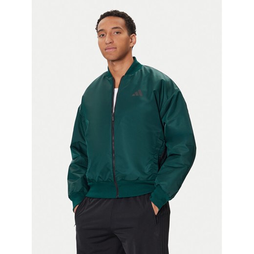 adidas Kurtka bomber Stadium JX5637 Zielony Loose Fit ze sklepu MODIVO w kategorii Kurtki męskie - zdjęcie 186636630