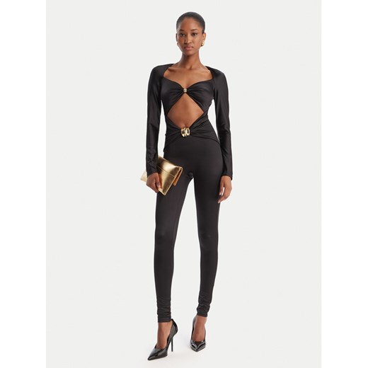 Elisabetta Franchi Kombinezon TU-043-51E2-V500 Czarny Slim Fit ze sklepu MODIVO w kategorii Kombinezony damskie - zdjęcie 186636662