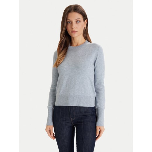 Guess Jeans Sweter W4BR83 Z3HO2 Błękitny Regular Fit ze sklepu MODIVO w kategorii Swetry damskie - zdjęcie 186636723