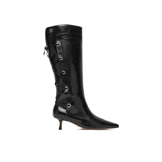 Steve Madden Kozaki Ballpark SM11005048 Czarny ze sklepu MODIVO w kategorii Kozaki damskie - zdjęcie 186636734