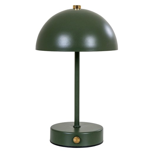 House Nordic Lampa stołowa LED w kolorze ciemnozielonym - 16,5 x 25 x 16,5 cm ze sklepu Limango Polska w kategorii Oświetlenie - zdjęcie 186638194
