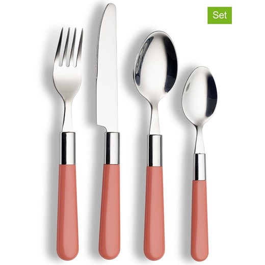 Echtwerk 16-częściowy zestaw sztućców &quot;Bistro&quot; w kolorze jasnoróżowym ze sklepu Limango Polska w kategorii Sztućce - zdjęcie 186638252