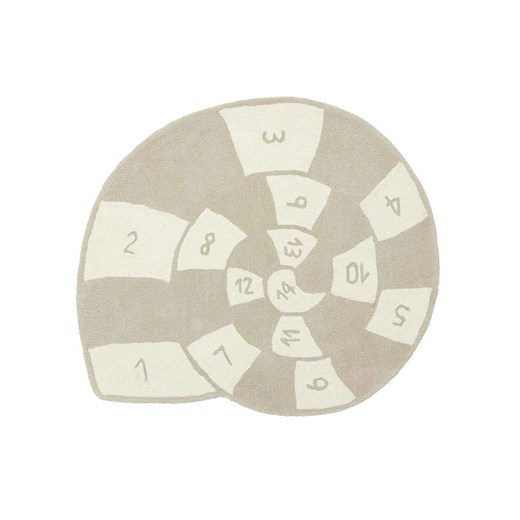 OYOY mini Wełniany dywan &quot;Nautilus Hopscotch&quot; - 112 x 100 cm ze sklepu Limango Polska w kategorii Tekstylia dziecięce - zdjęcie 186638303