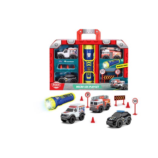 Dickie Toys Zestaw do zabawy &quot;Micro SOS&quot; - 3+ ze sklepu Limango Polska w kategorii Zabawki - zdjęcie 186638683