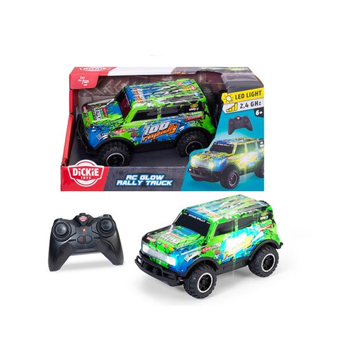 Dickie Toys Pojazd zdalnie sterowany &quot;Glow Rally Truck&quot; - 6+ ze sklepu Limango Polska w kategorii Zabawki - zdjęcie 186638684