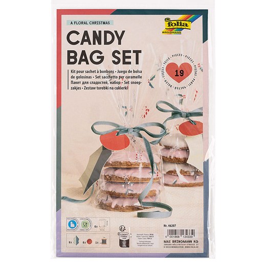 folia PAPER Zestaw torebek &quot;A Floral Christmas&quot; na słodycze - 6+ Folia Paper onesize Limango Polska promocyjna cena