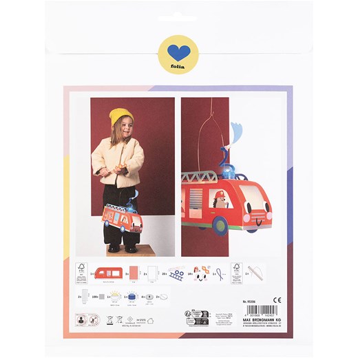 folia PAPER Zestaw w kolorze czerwonym do wykonania lampionu - 5+ Folia Paper onesize okazyjna cena Limango Polska