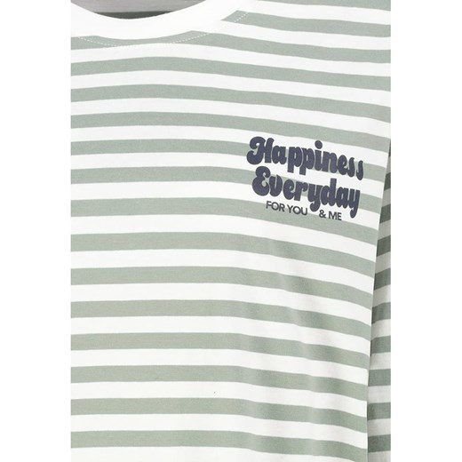 Sublevel Koszulka w kolorze zielono-białym XL Limango Polska okazja