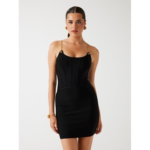 Marciano Guess Sukienka 178758 Czarny Classic Fit ze sklepu MODIVO w kategorii Sukienki - zdjęcie 186639772