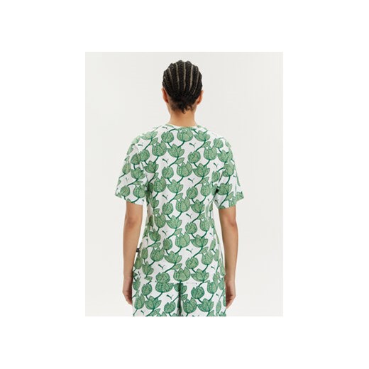 Puma T-Shirt Ess+ Blossom 679493 Zielony Relaxed Fit Puma S MODIVO