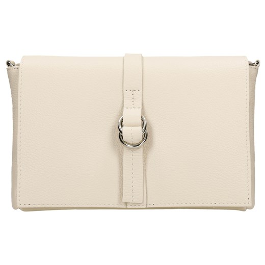 Wojas Skórzana Torebka Damska W Jasnym Odcieniu Beżu ze sklepu Wojas w kategorii Listonoszki - zdjęcie 186640034