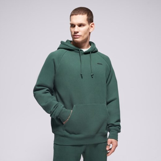 PROSTO BLUZA Z KAPTUREM HOODIE SKIZZLE WASHED GREEN ze sklepu Sizeer w kategorii Bluzy męskie - zdjęcie 186640110