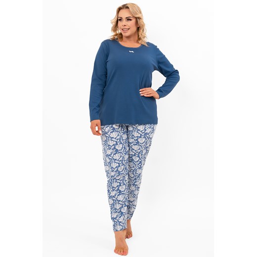 Piżama Italian Fashion Boma dł.r. dł.sp. jeans/druk ze sklepu kontri.pl w kategorii Piżamy damskie - zdjęcie 186640413