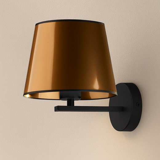 Nowoczesny kinkiet ścienny do czytania w sypialni PUNA MIRROR w czarno miedzianej kolorystyce - id: 6811 - marki Ciekot Partners Sp. Z O. O. - 186640870 Nowoczesny kinkiet ścienny do czytania w sypialni PUNA MIRROR w czarno miedzianej kolorystyce ze sklepu Lysne w kategorii Lampy ścienne - zdjęcie 186640870