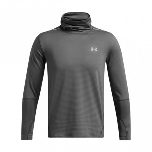 Męski longsleeve treningowy Under Armour UA Vanish Cw Funnel Top - szary ze sklepu Sportstylestory.com w kategorii T-shirty męskie - zdjęcie 186640941