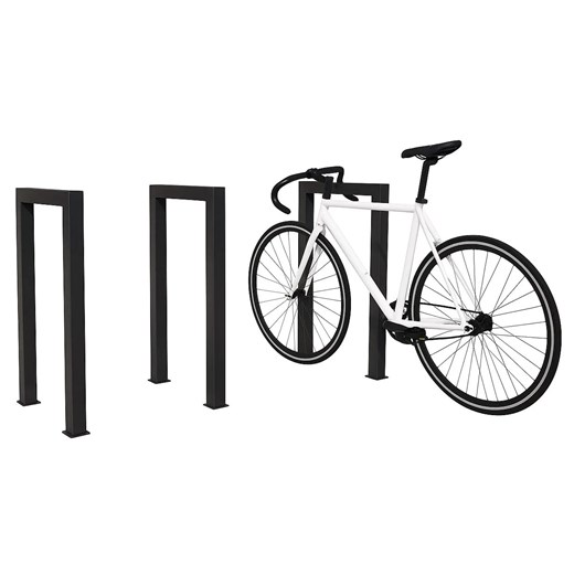 Grafitowy miejski stojak rowerowy K7-M93 ze sklepu Edinos.pl w kategorii Ogród i taras - zdjęcie 186641200