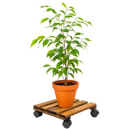 Brązowy kwietnik pod kwiaty R8-P62 ze sklepu Edinos.pl w kategorii Doniczki i osłonki - zdjęcie 186641220