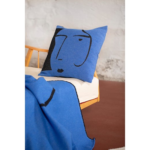 David Fussenegger Poszewka "Nova" w kolorze niebieskim na poduszkę David Fussenegger 50x50 cm wyprzedaż Limango Polska