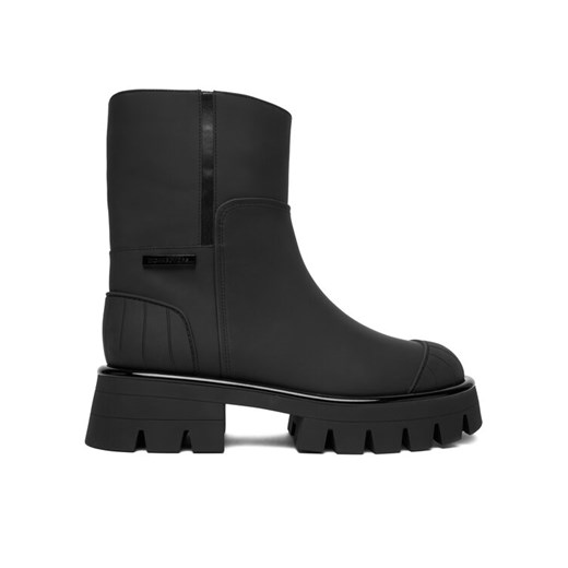 MICHAEL Michael Kors Botki Sydra 40F5SYFE5L Czarny ze sklepu MODIVO w kategorii Botki - zdjęcie 186642253
