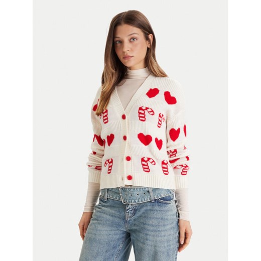 Vero Moda Kardigan Candy 10331353 Beżowy Regular Fit ze sklepu MODIVO w kategorii Swetry damskie - zdjęcie 186642261