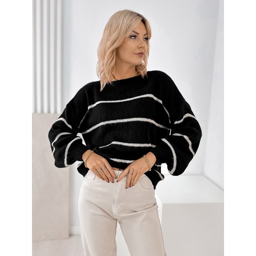 sweter ashbury czarny one size ze sklepu UBRA w kategorii Swetry damskie - zdjęcie 186643093